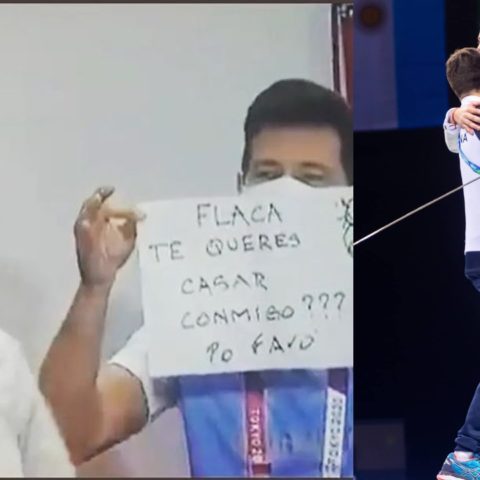 proponen matrimonio a esgrimista belén perez tokyo 2020