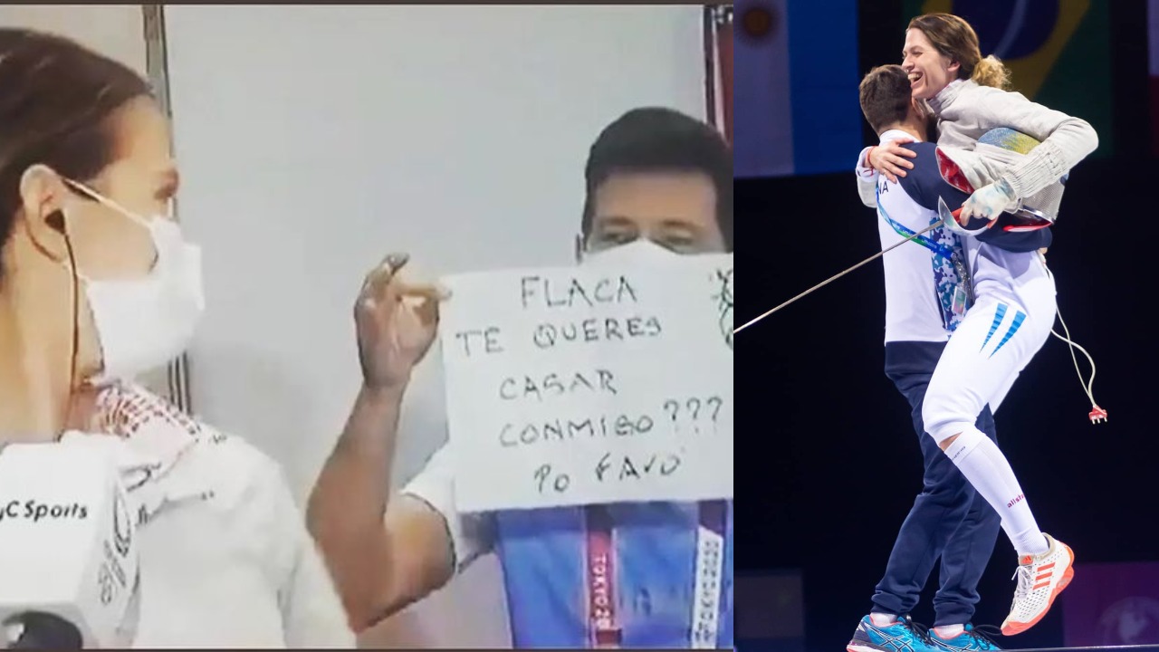proponen matrimonio a esgrimista belén perez tokyo 2020