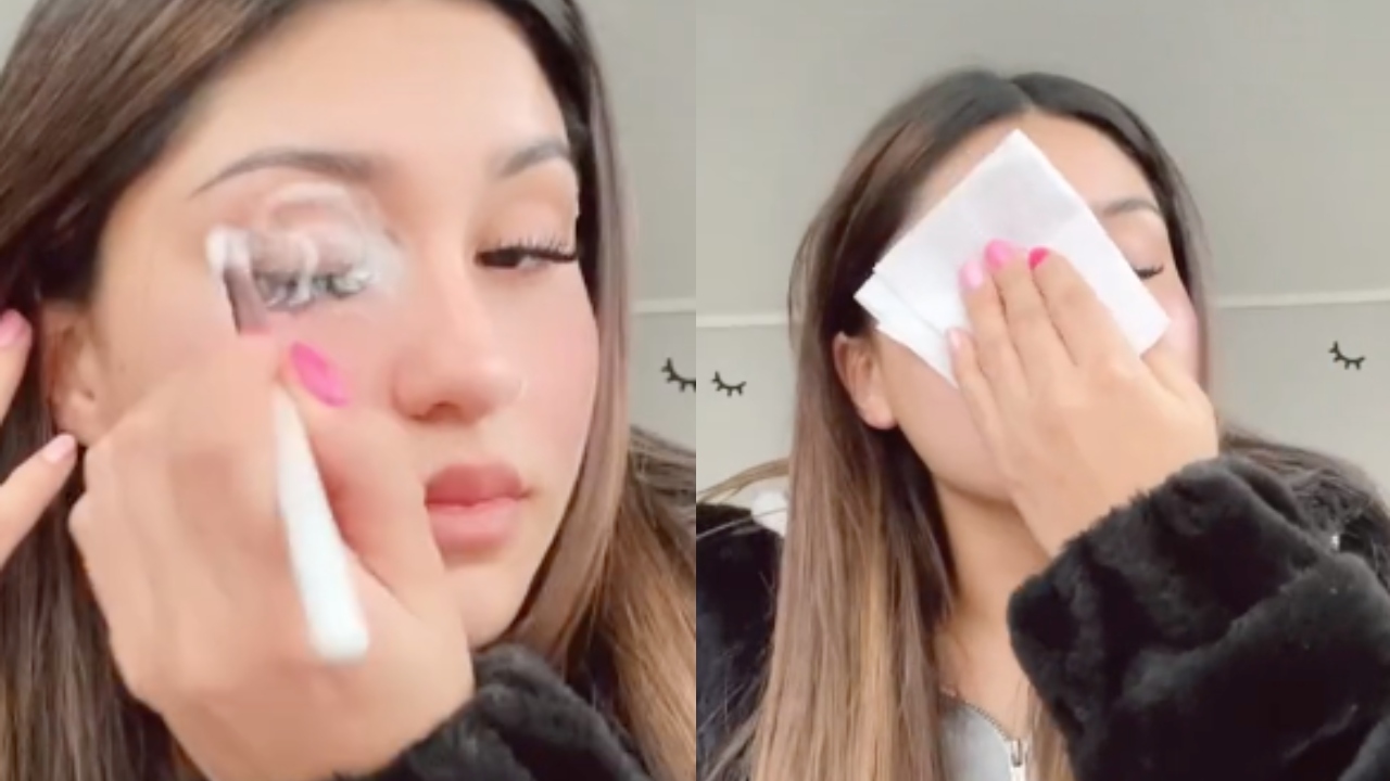 Cómo lavar pestañas postizas