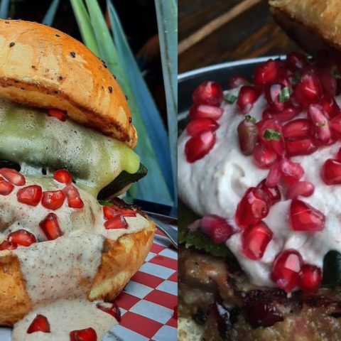 Crean la hamburguesa de chile en nogada, dónde conseguirla