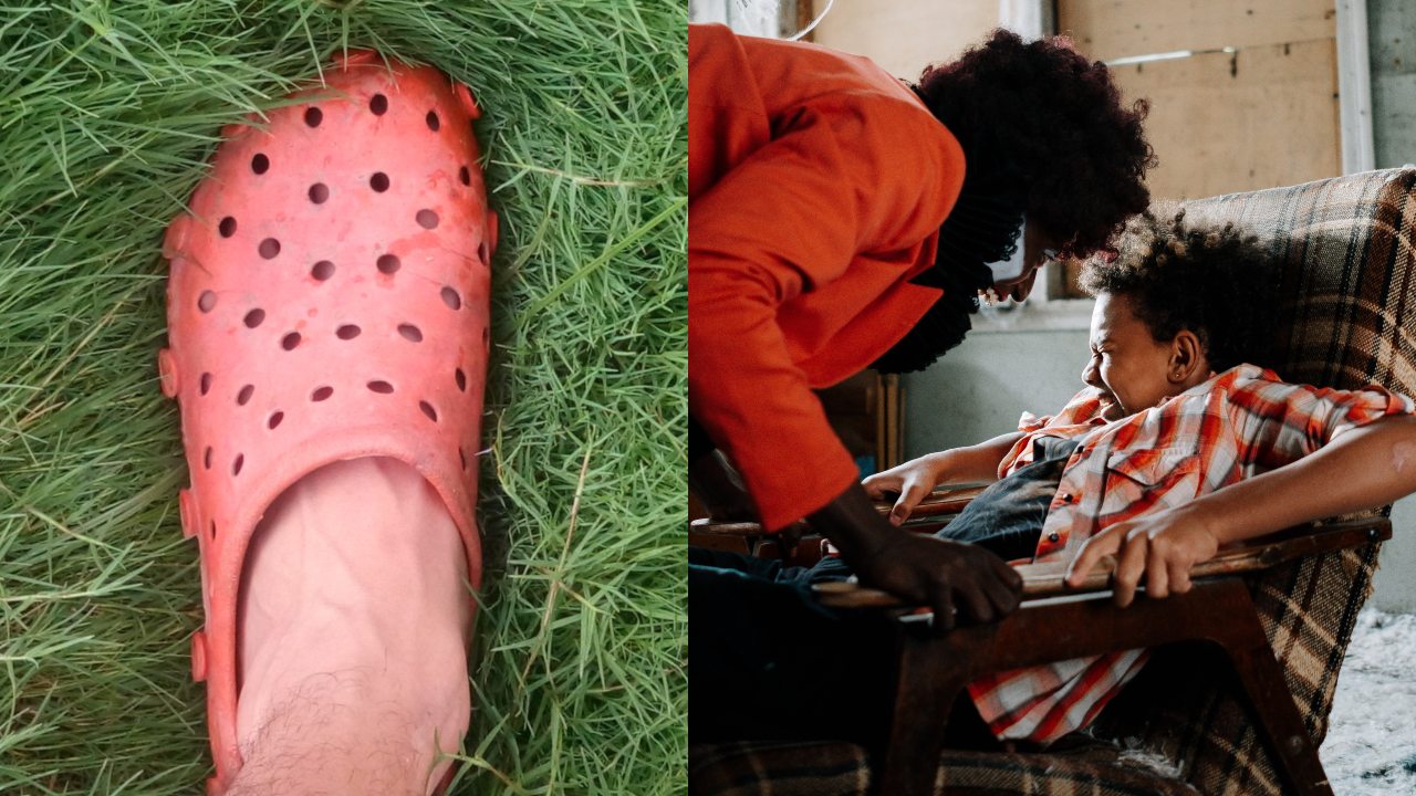 Educar a los niños con chanclazos no es bueno