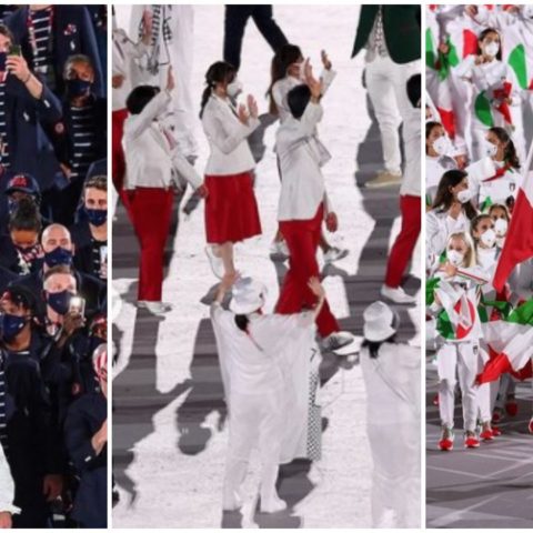 Los lujosos trajes de diseñador de los atletas olímpicos