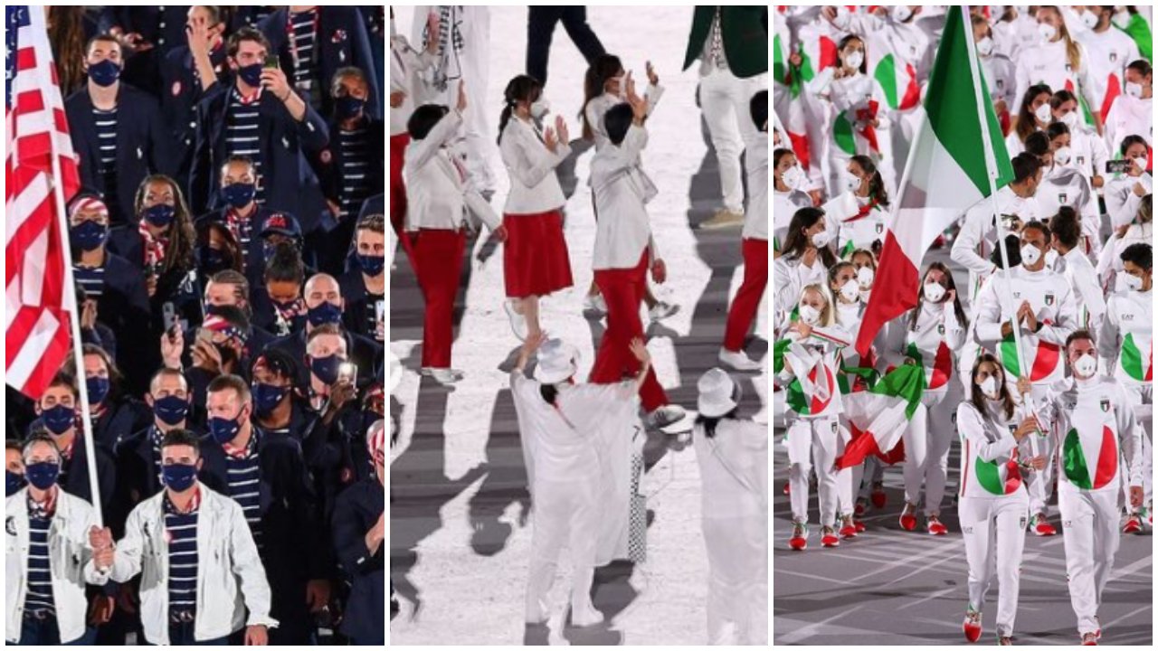 Los lujosos trajes de diseñador de los atletas olímpicos