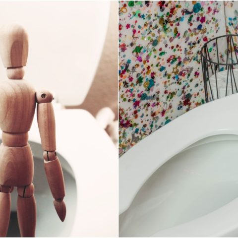 Por qué los hombres salpican el retrete