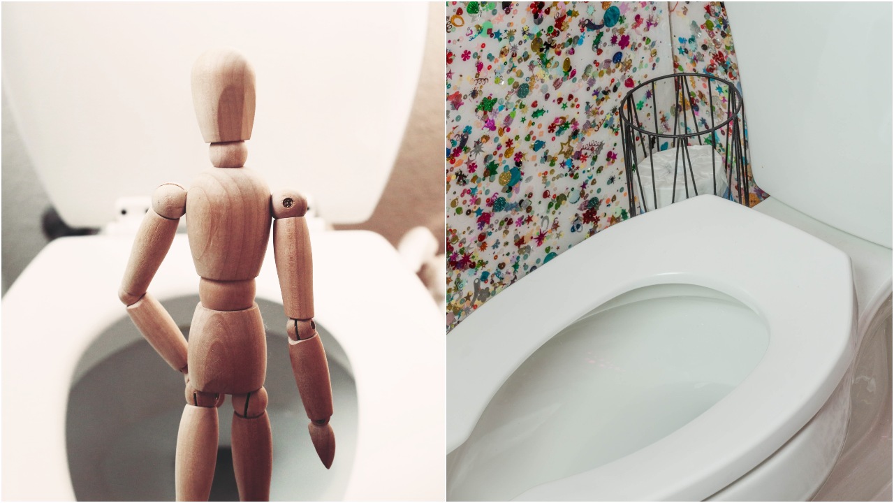 Por qué los hombres salpican el retrete