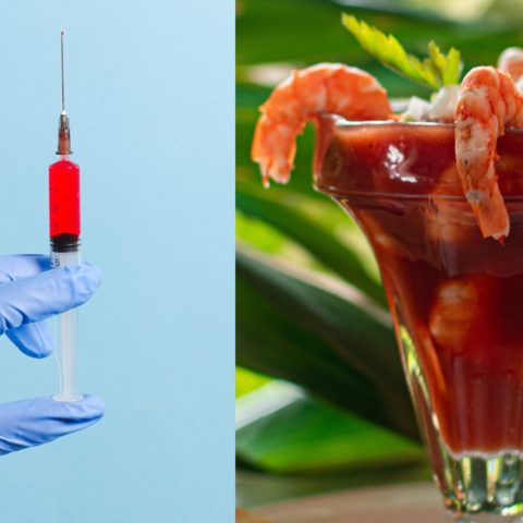 Comer mariscos o carne de puerco después de la vacuna contra COVID-19