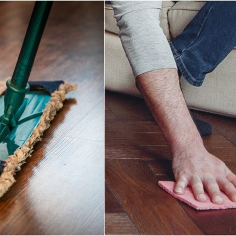 Limpiar tu piso laminado con vinagre