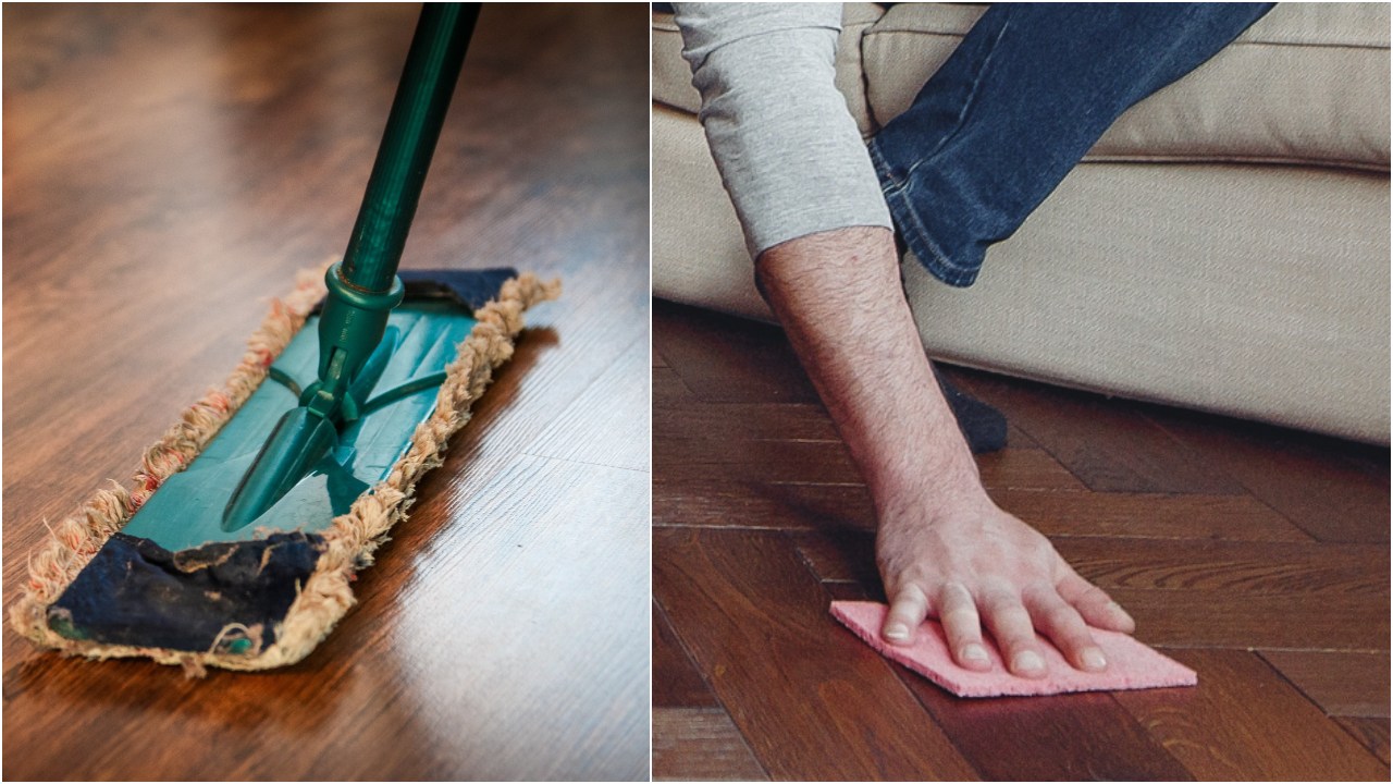 Limpiar tu piso laminado con vinagre