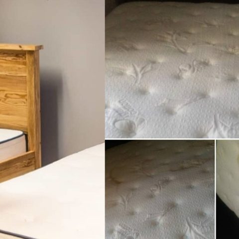 cómo desmanchar colchones y almohadas
