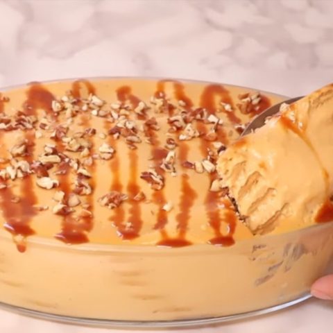 Receta de postre cremoso de cajeta Rápido fácil y por menos de 100 pesos