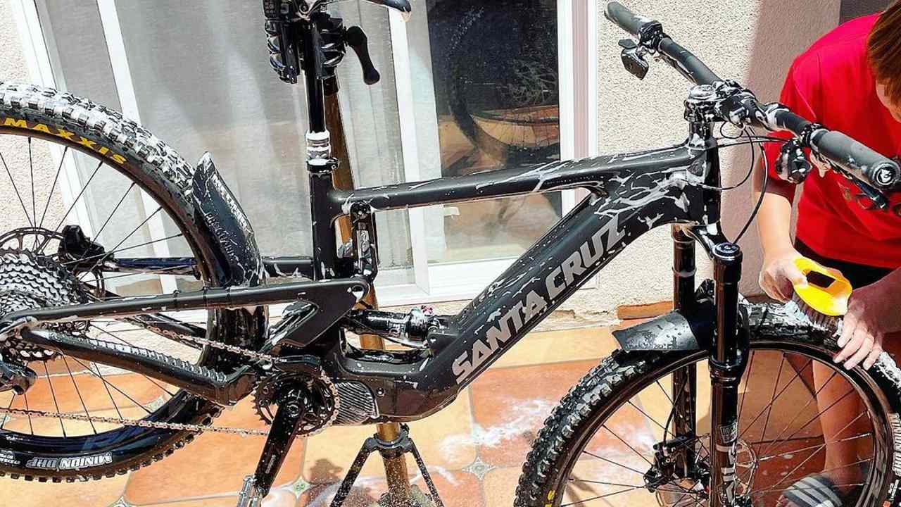 recomendaciones para lavar una bicicleta