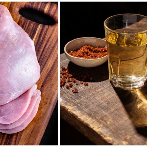 por que se llama mezcal de pechuga se hace con pollo guajolote