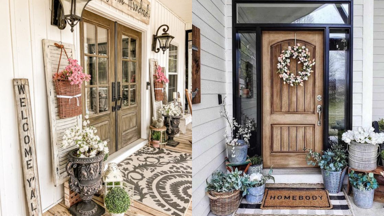 Crea un jardín de macetas con varios tipos de plantas