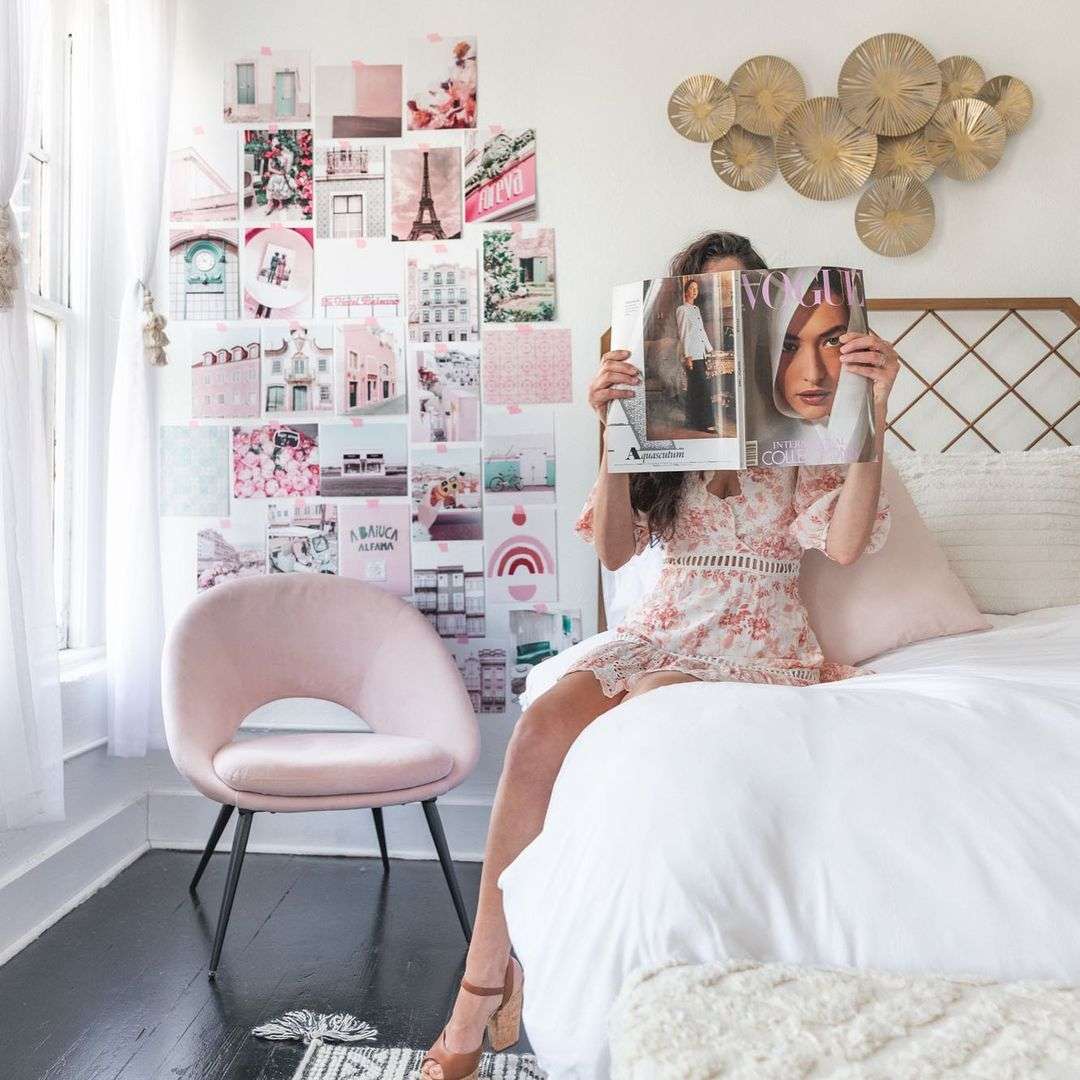 collage de pared colores