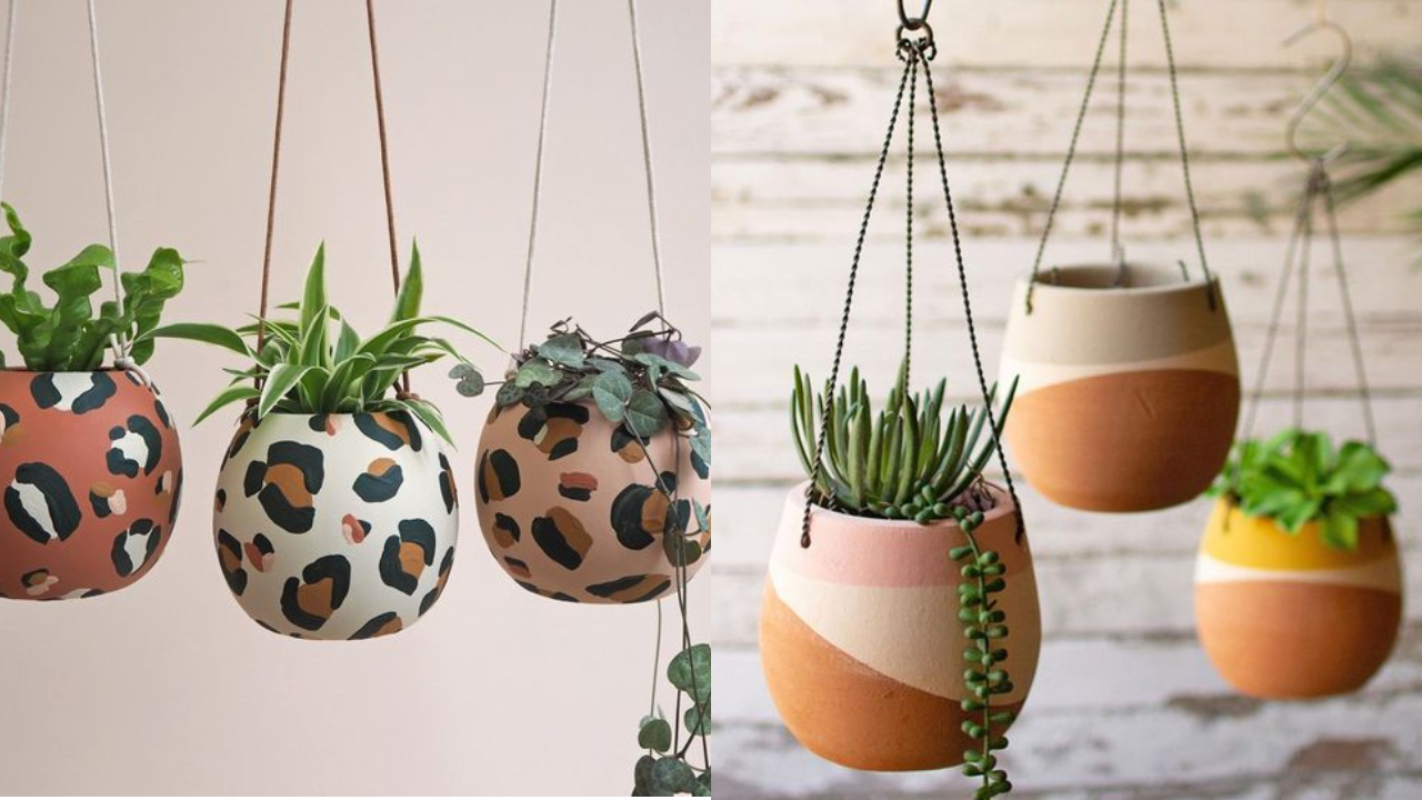 Puedes hacer jardinería "colgante" con estas ideas