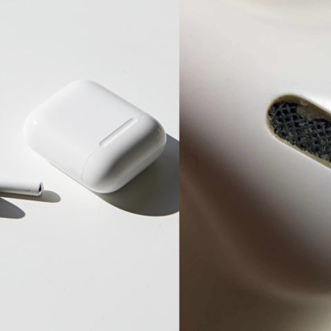 como limpiar airpods audifonos con cerilla y pelusa