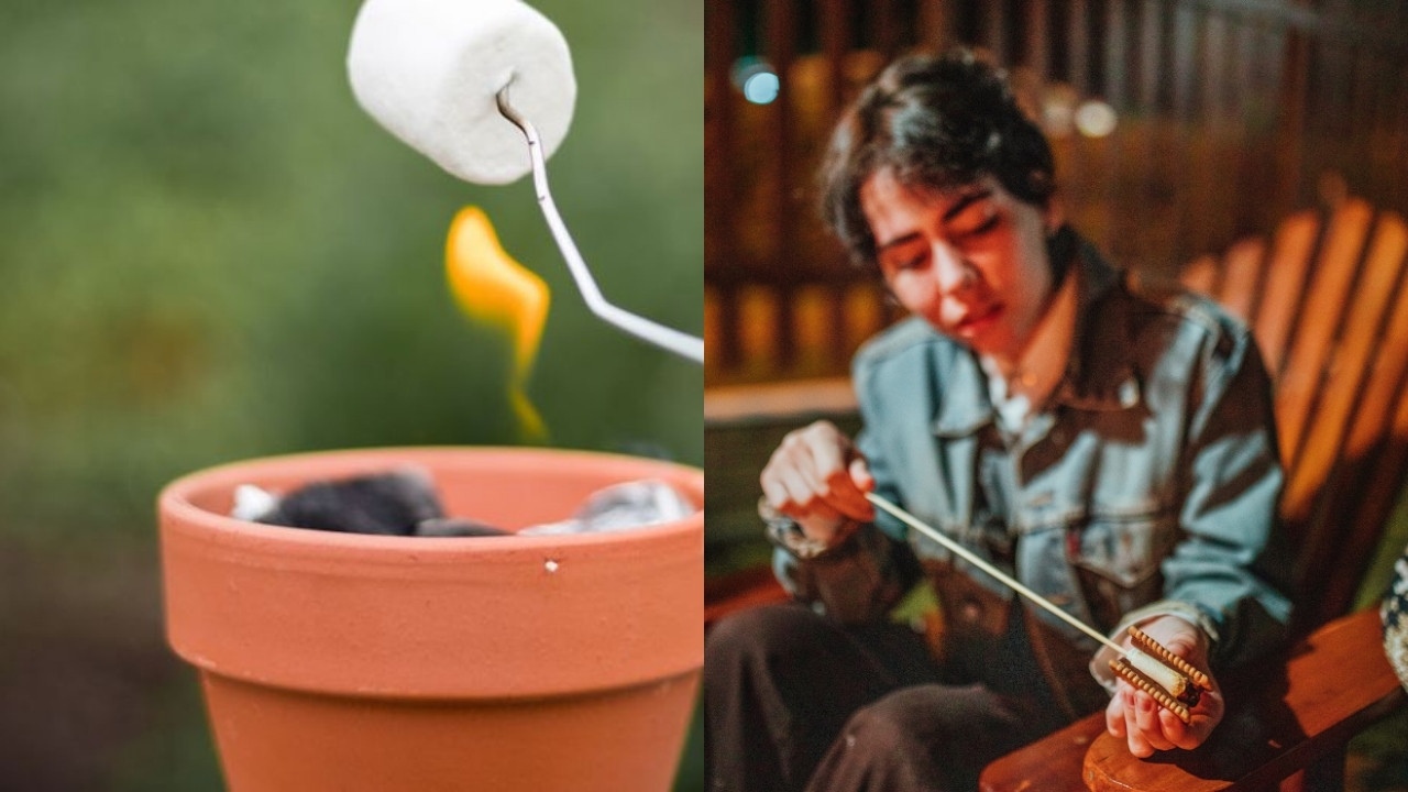 como hacer mini fogata casera