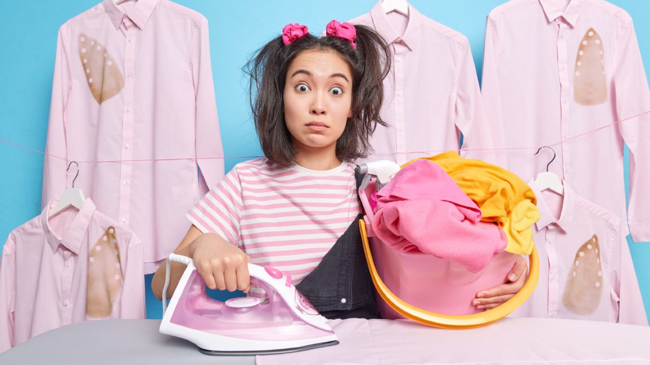 como quitar manchas al planchar