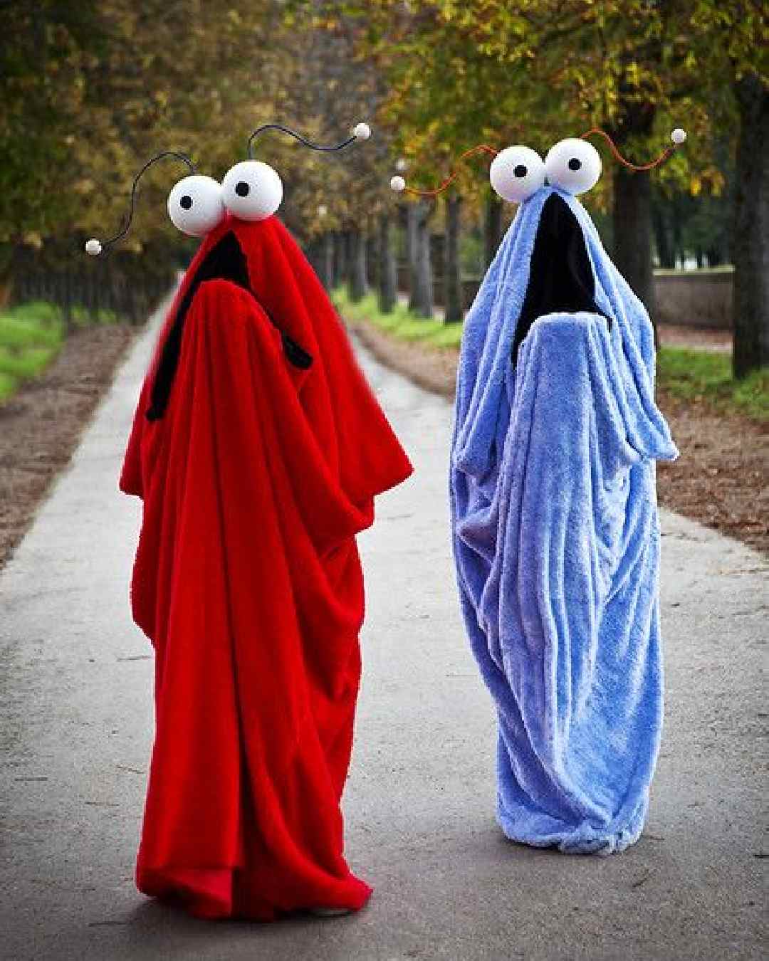 pareja divertida ultimo minuto disfraz