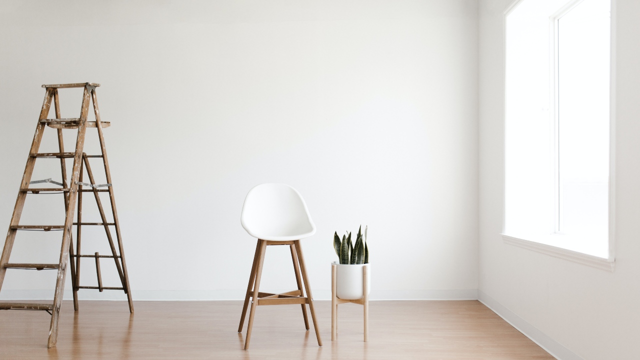 que significa decorar tu casa en blanco