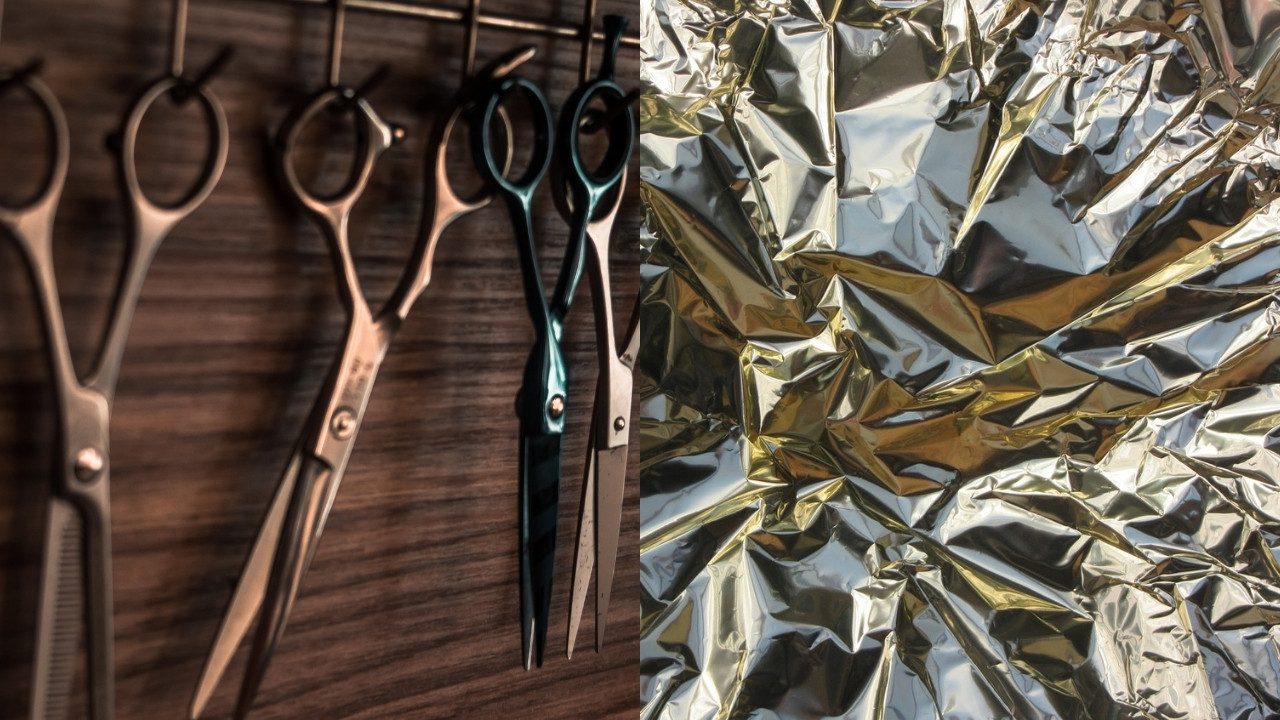 truco para afilar tijeras en casa