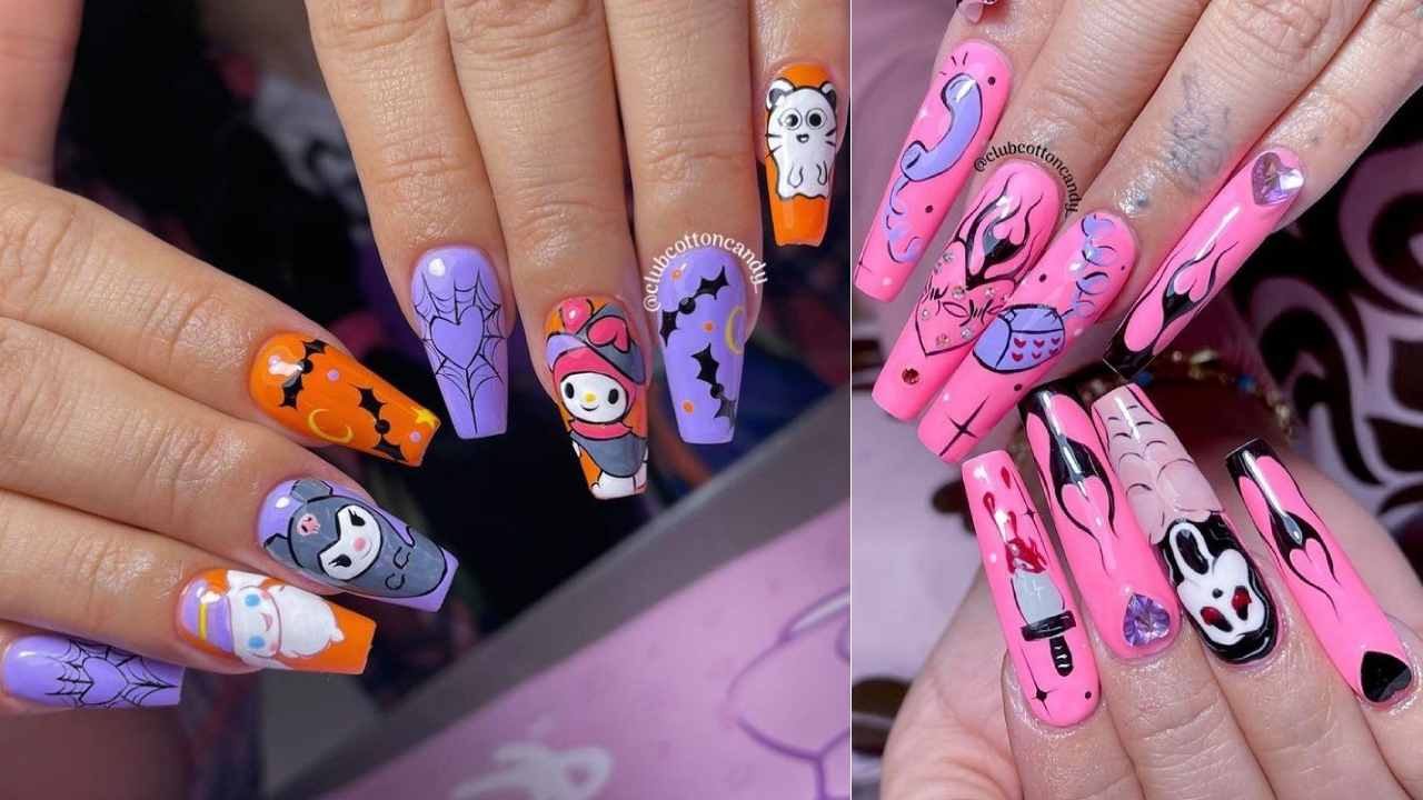 Inspírate en estos diseños para tus uñas de Halloween