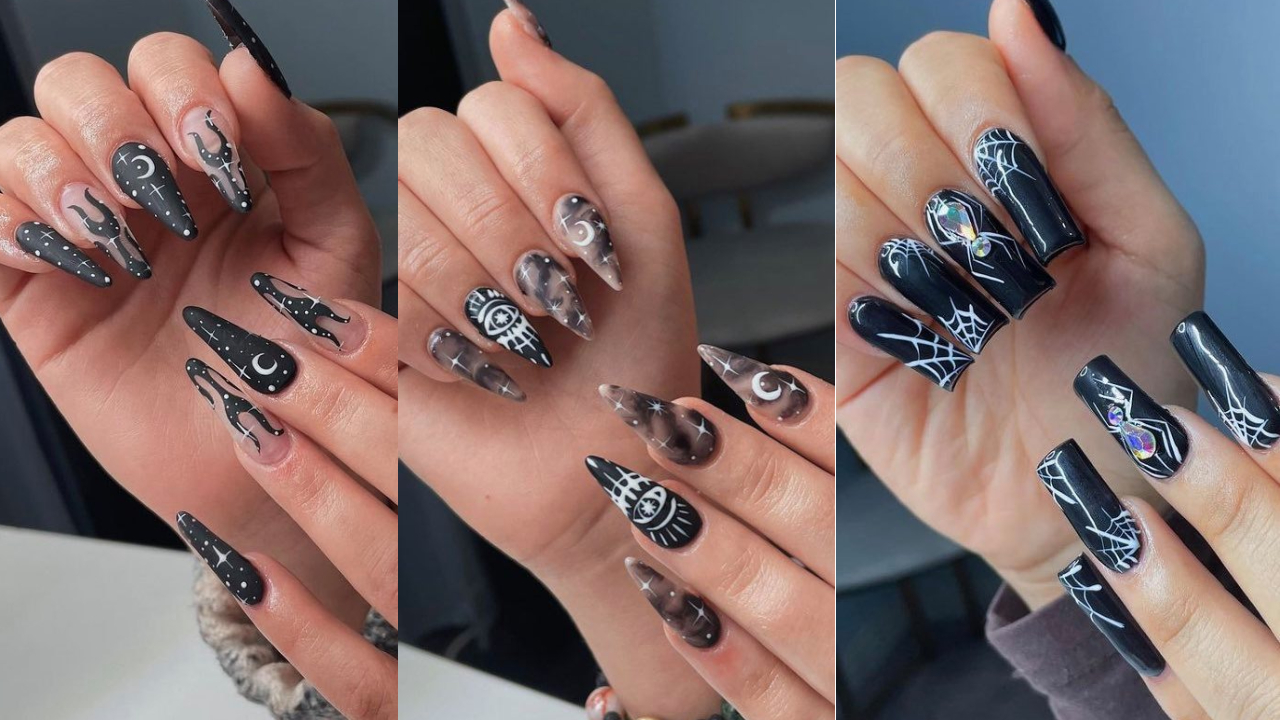 Uñas de bruja para Halloween