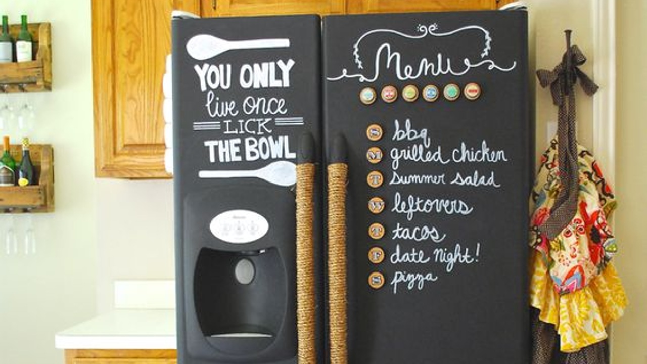 ideas para decorar refrigerador viejo