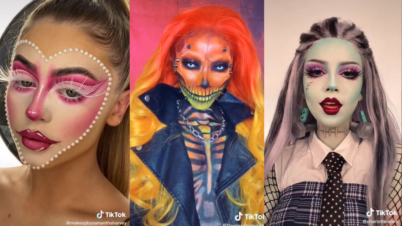 Maquillajes para Halloween populares en TikTok