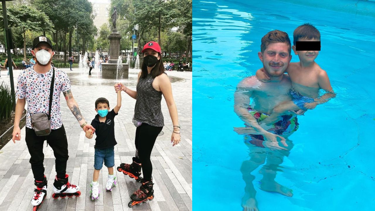 octavio Ocaña enseñaba a andar en patines a hijo de su novia antes de morir