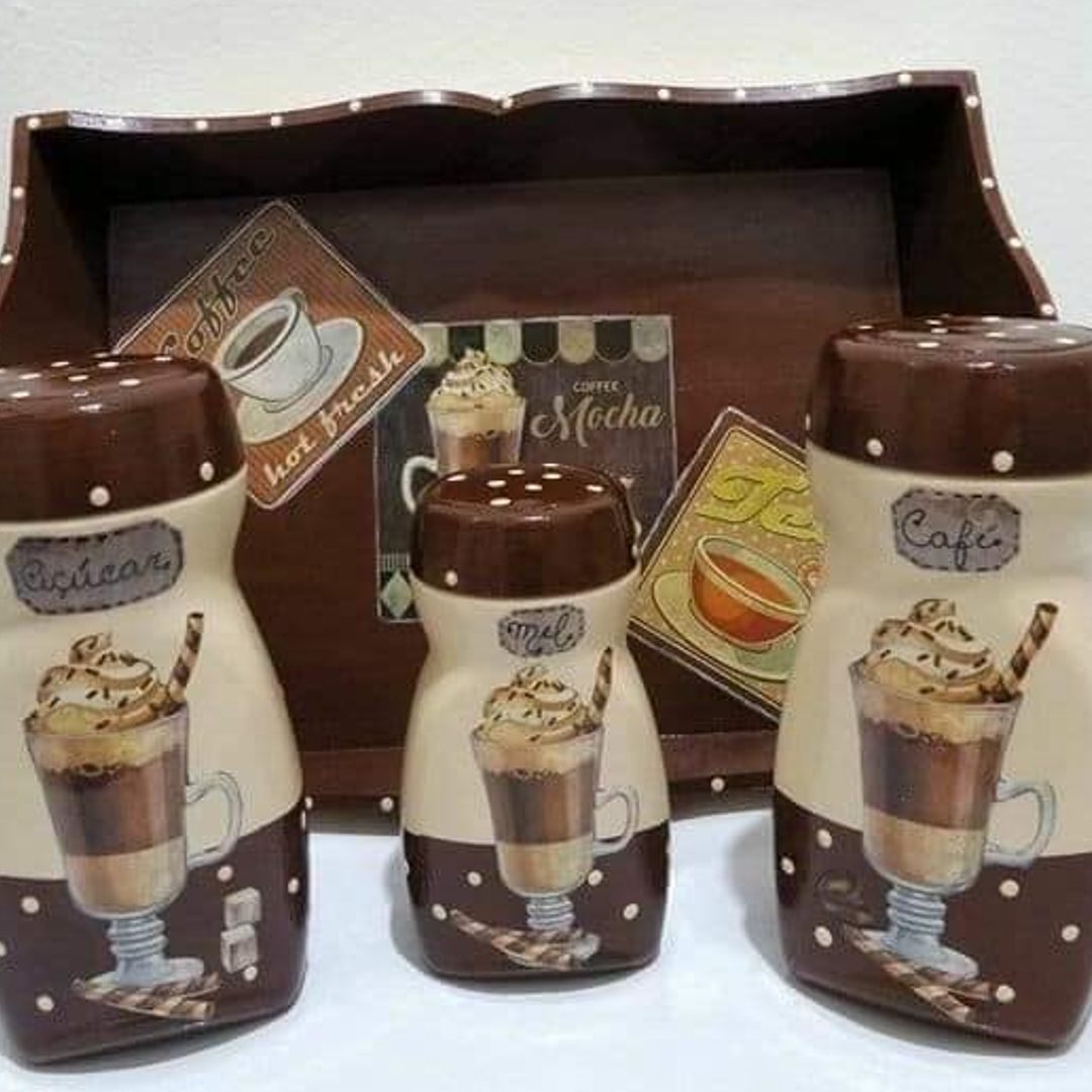 ideas para reutilizar frascos de cafe