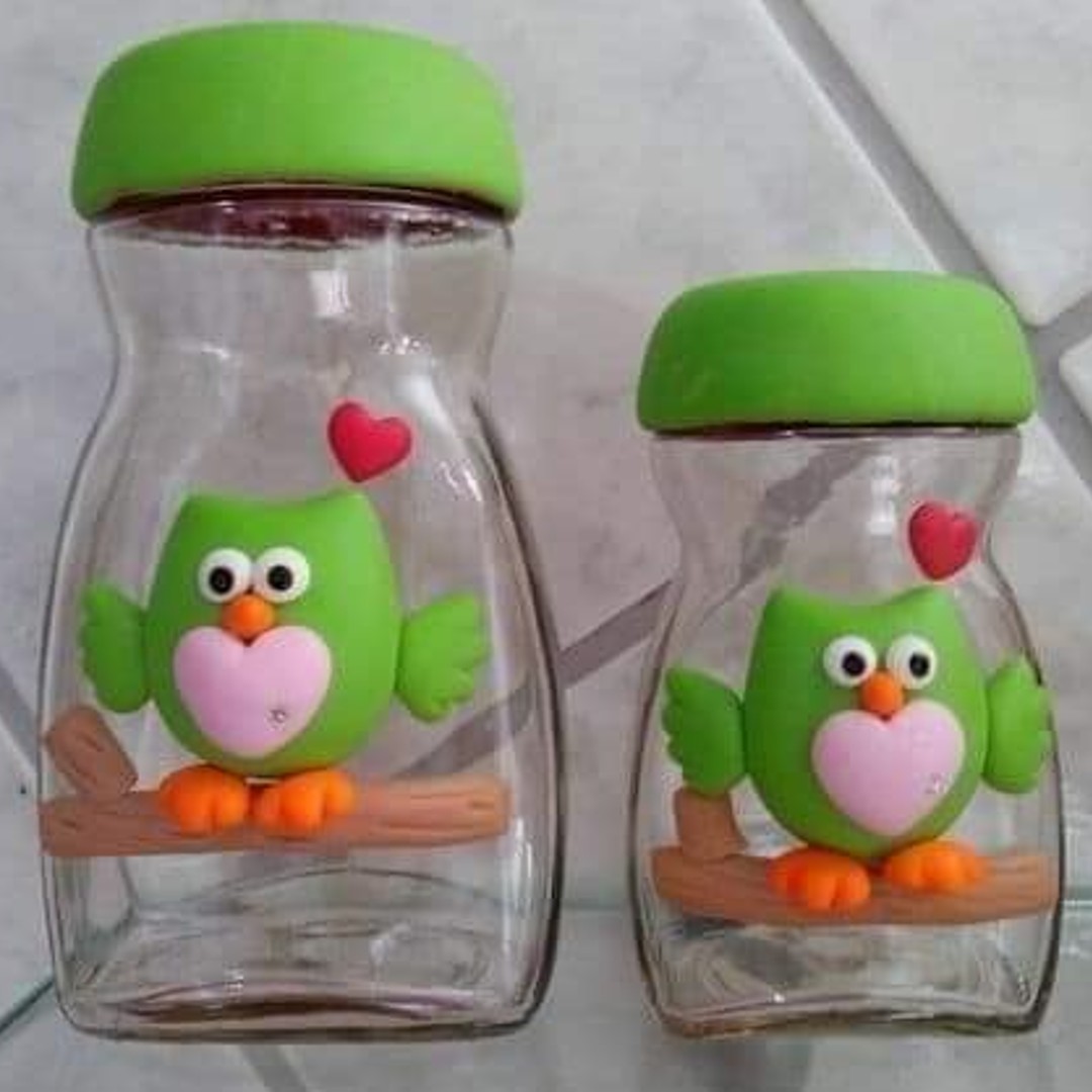 reutilizar frasco de cafe