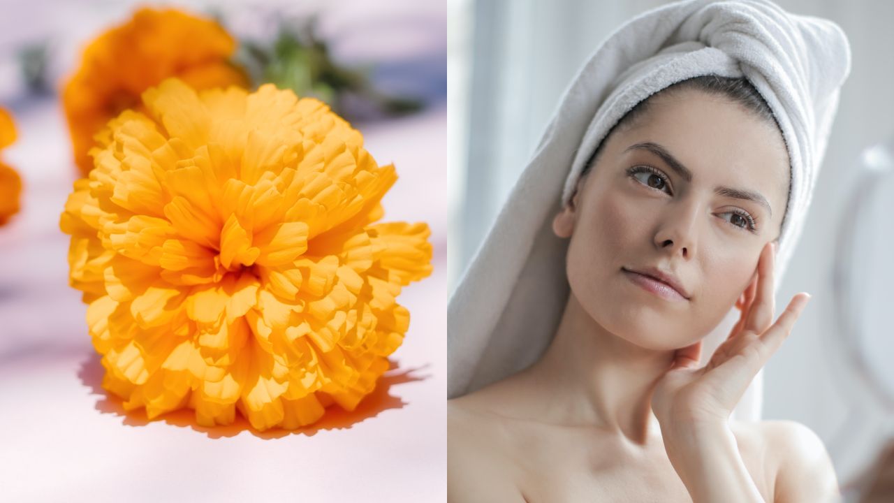 Mascarilla de cempasúchil para las arrugas