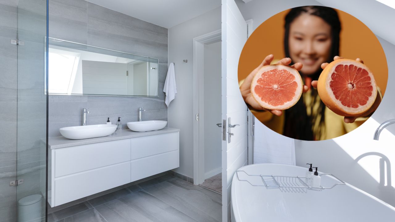 Remedio con toronja para lavar el baño