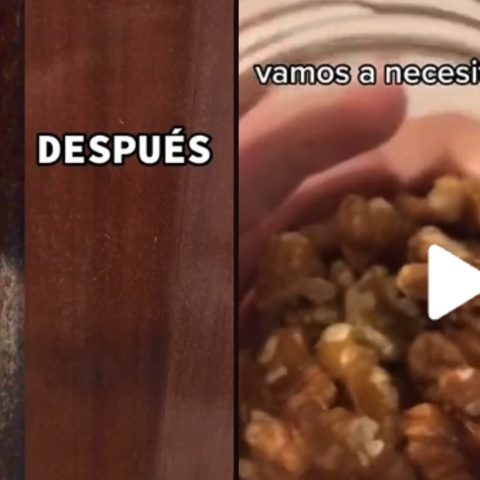como eliminar arañazos de puerta de madera