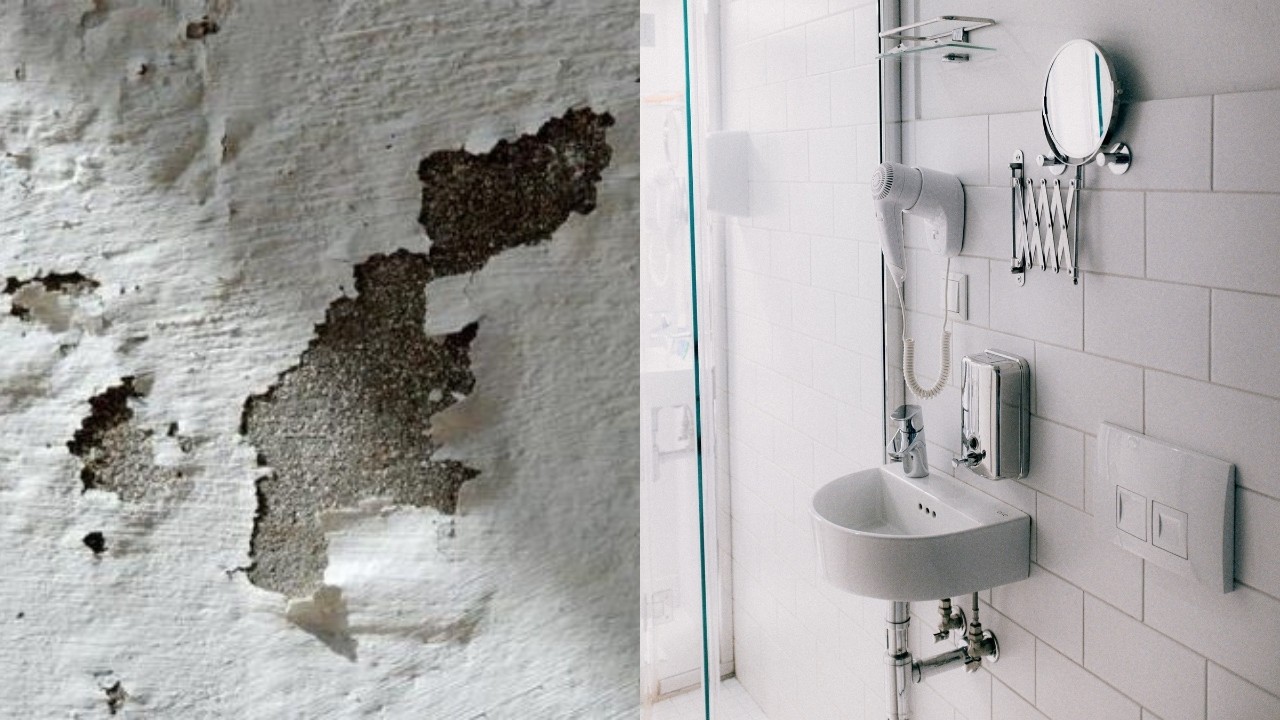 como arreglar pintura descascarada de techo