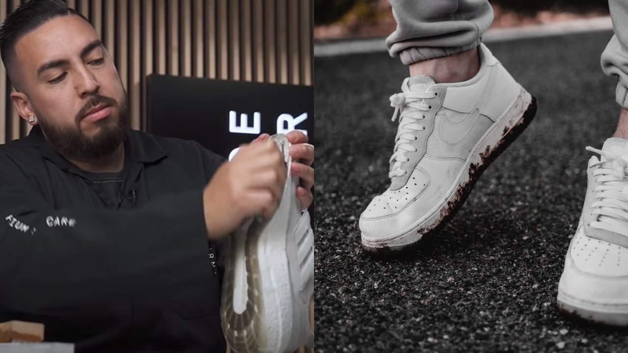 blanquear la suela percudida de tus tenis