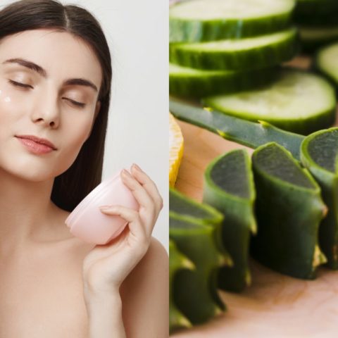 Creca casera para eliminar las arrugas con sábila y pepino
