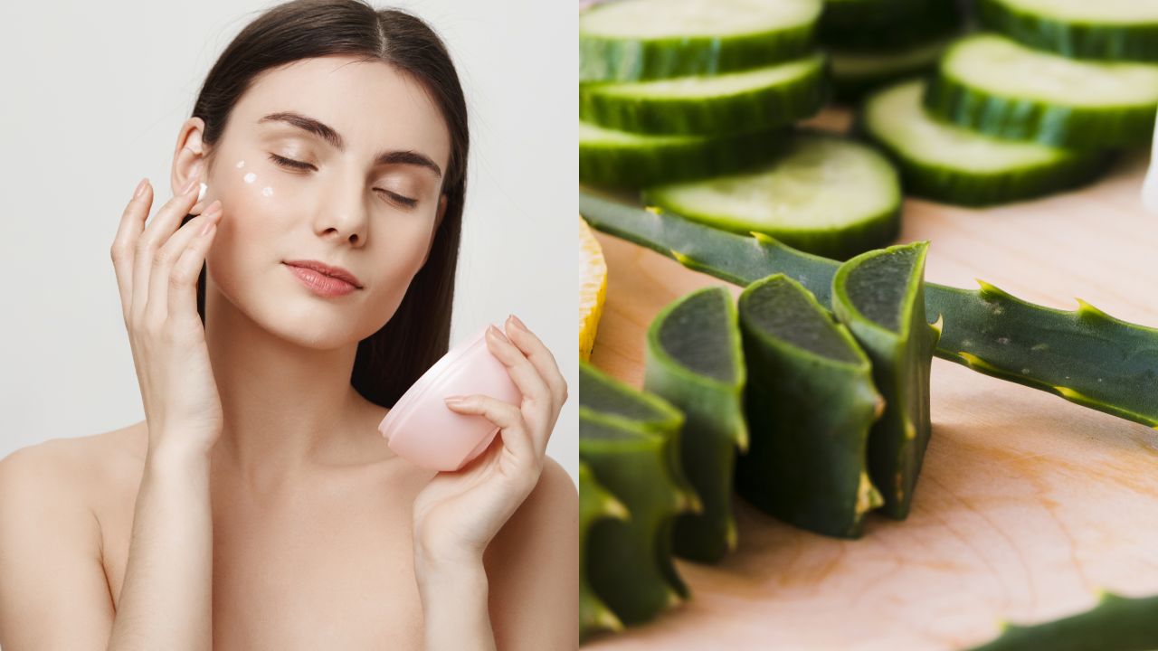 Creca casera para eliminar las arrugas con sábila y pepino