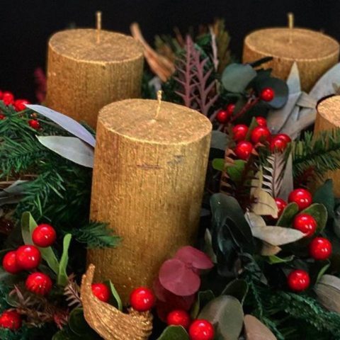 Cuando se bendice la corona de adviento