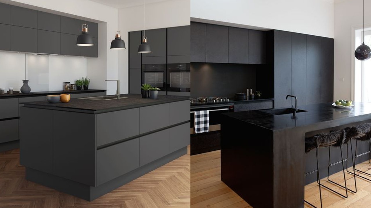 Ideas de cocinas negras