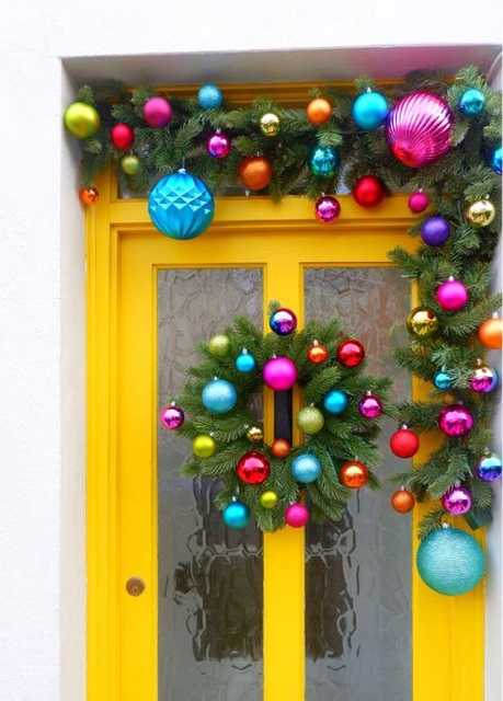 como decorar la puerta de tu casa para navidad