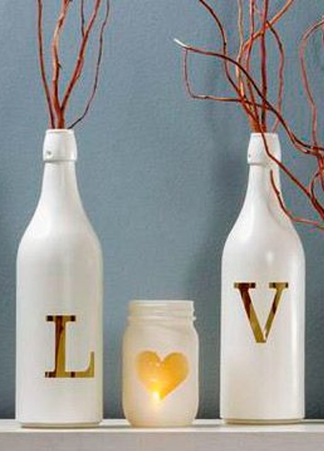 jarrones reciclados con personalidad 