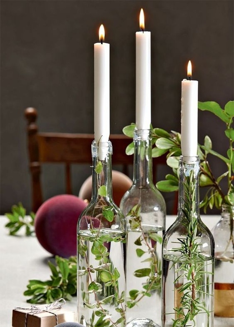 jarrones para la navidad