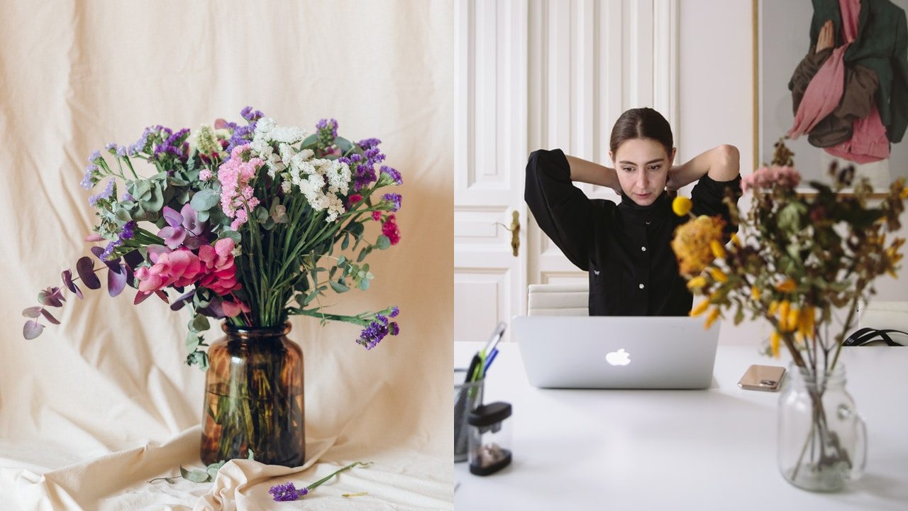 jarrones modernos y originales con materiales reciclados