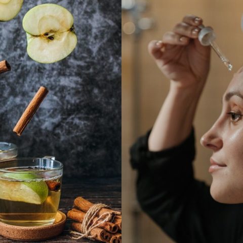 tónico natural de manzana y canela