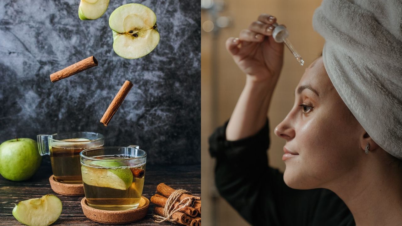 tónico natural de manzana y canela