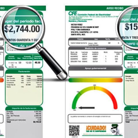 Errores que podrian hacerte pasar a tarifa de alto consumo ante CFE