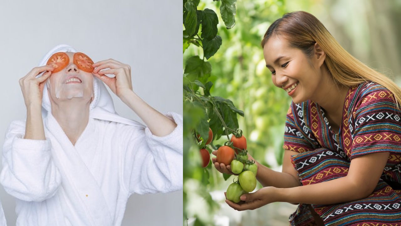 mascarilla de tomate para aclarar la piel