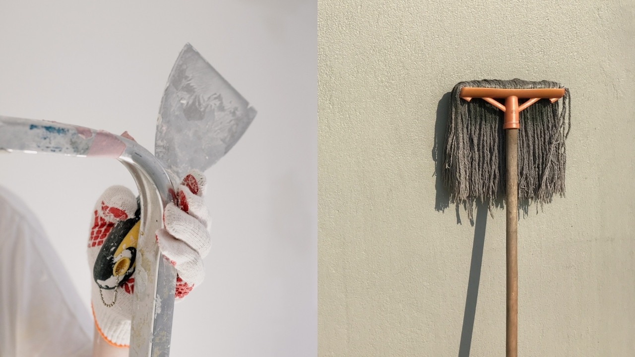 como quitar restos de cemento